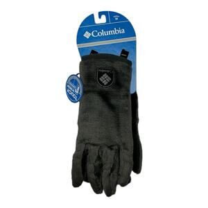 Columbia Women’s Fire Side Sherpa Fleece Gloves Grey Size M Touchscreen NWT